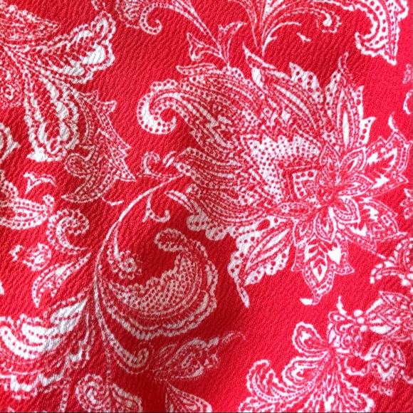 ⭐️ LuLaRoe Coral Amelia Paisley Floral Print Size: EXTRA SMALL - Picture 10 of 11